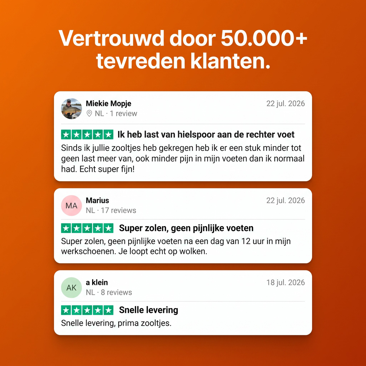 Foamr® - Massage inlegzolen