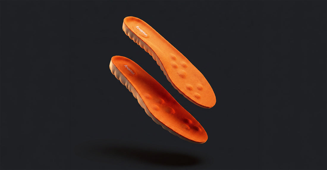 Foamr massage-inlegzool in beweging
